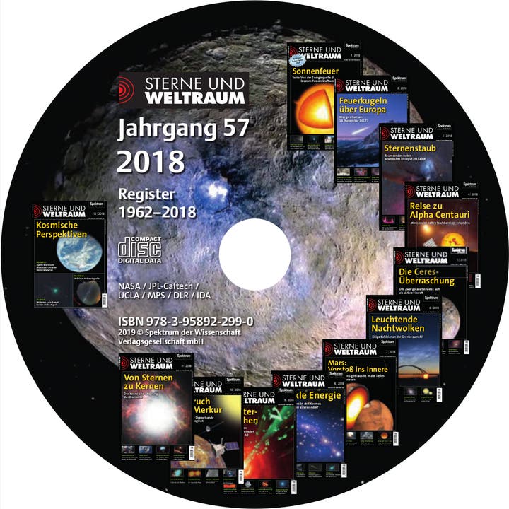 Sterne und Weltraum Jahrgang 2018