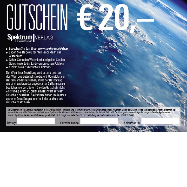 Geschenkgutschein 20,- Euro Geschenkgutschein 20,- Euro