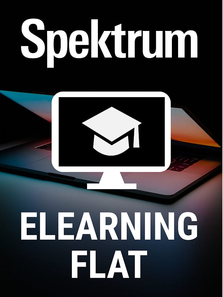 Aktuelles Cover Spektrum eLearningFlat
