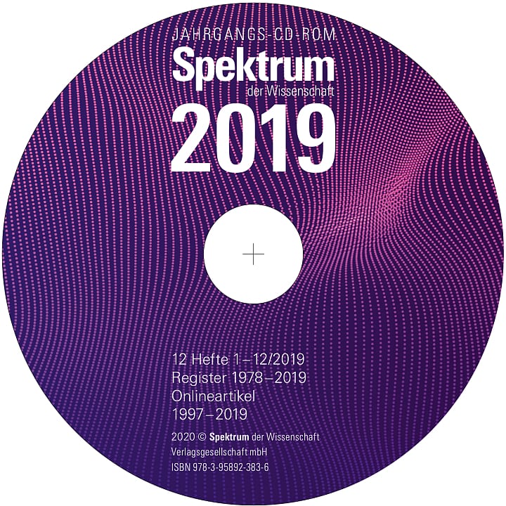 Spektrum der Wissenschaft Jahrgang 2019 Spektrum der Wissenschaft Jahrgang 2019