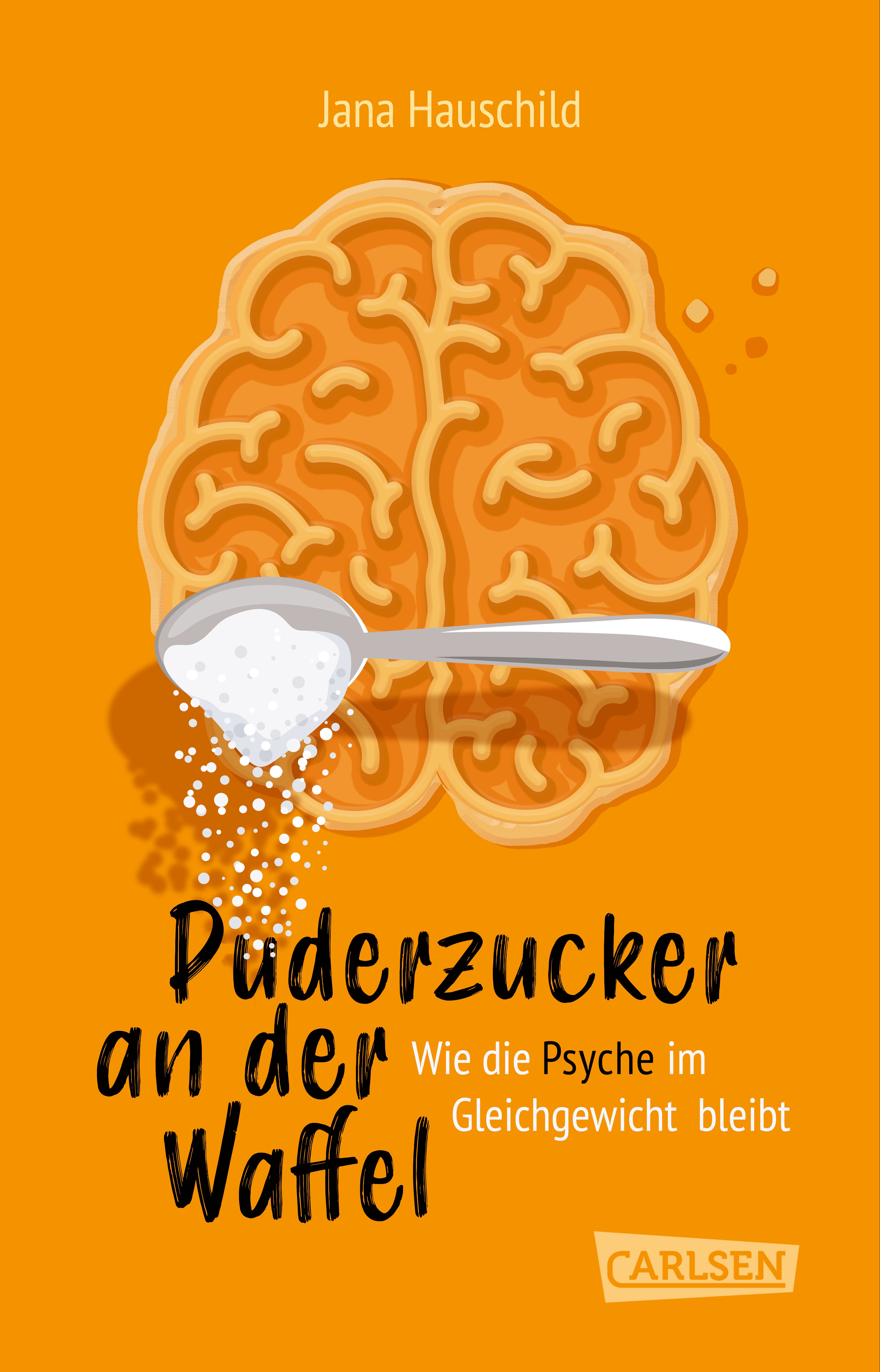 Puderzucker an der Waffel