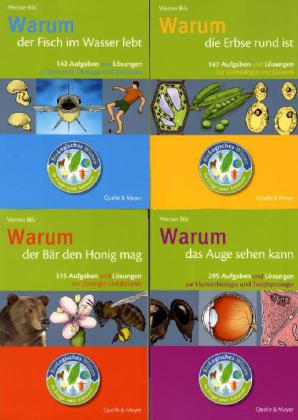 Biologisches Wissen in Frage und Antwort, 4 Bände mit CD-ROM