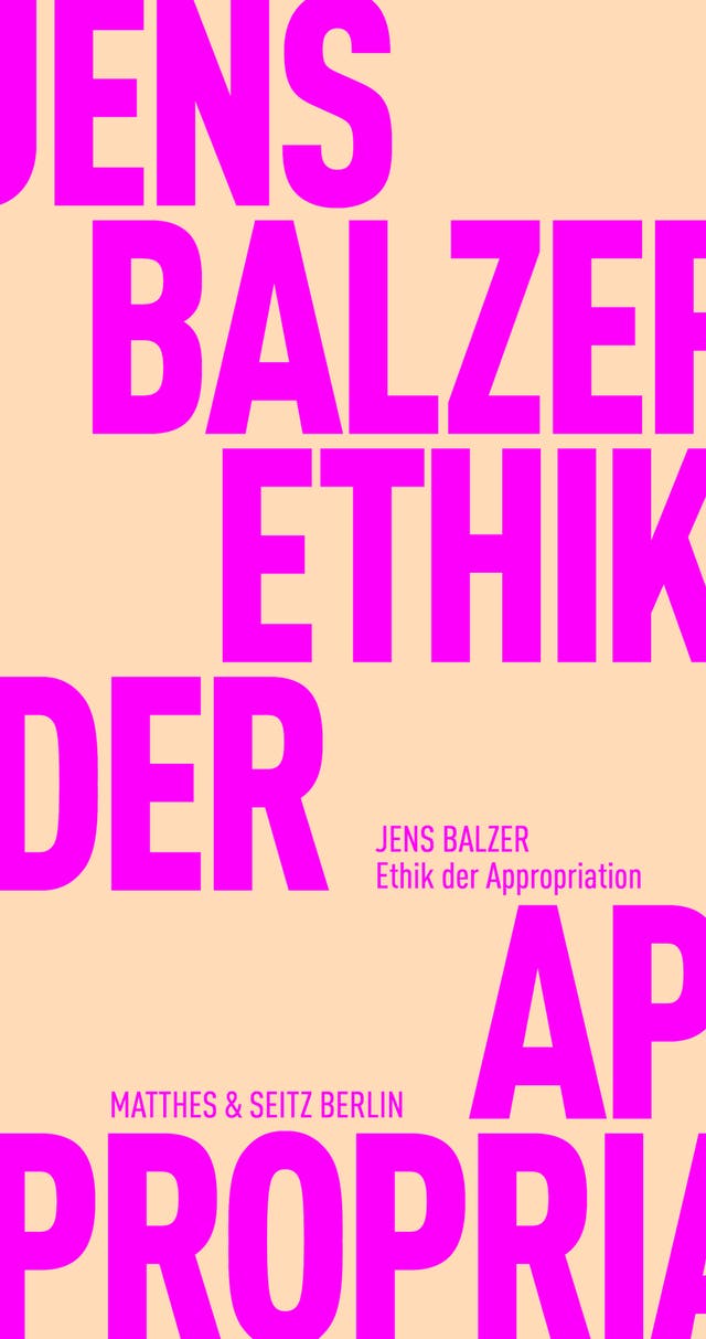 Jens Balzer: Ethik der...