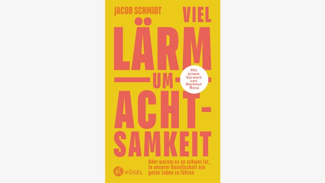 Jacob Schmidt: Viel Lärm um Achtsamkeit