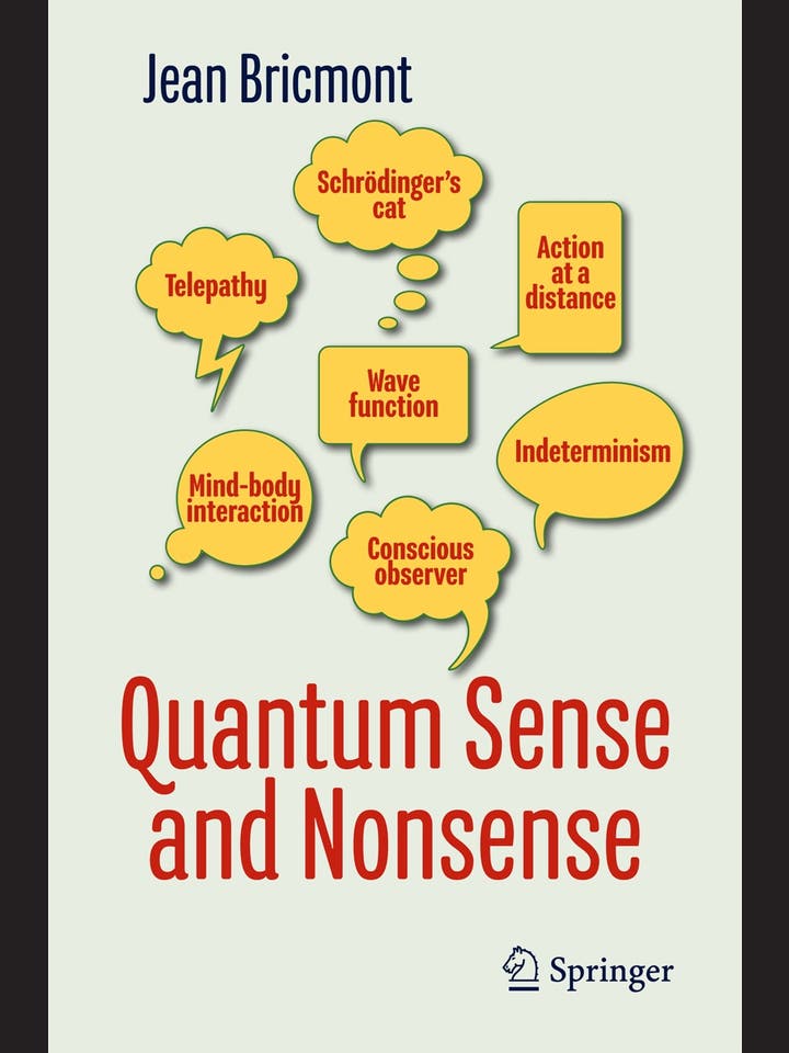 Jean Bricmont: Quantum Sense and Nonsense