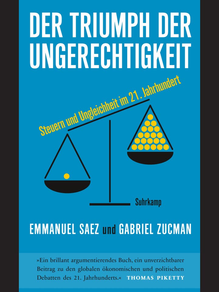 Emmanuel Saez, Gabriel Zucman: Der Triumph der Ungerechtigkeit