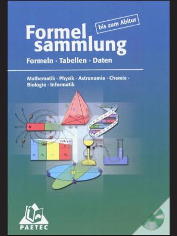 PAETEC Schulbuchverlag (Hrg.): Formelsammlung, m. CD-ROM  