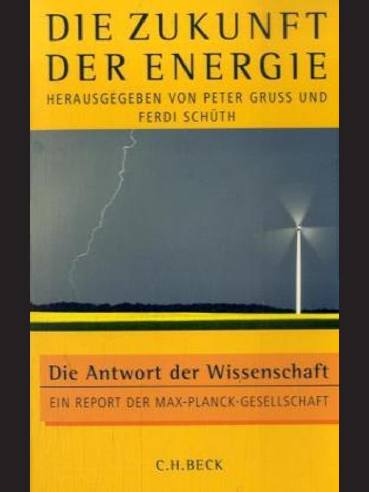 Peter Gruss und Ferdi Schüth (Hrsg.): Die Zukunft der Energie