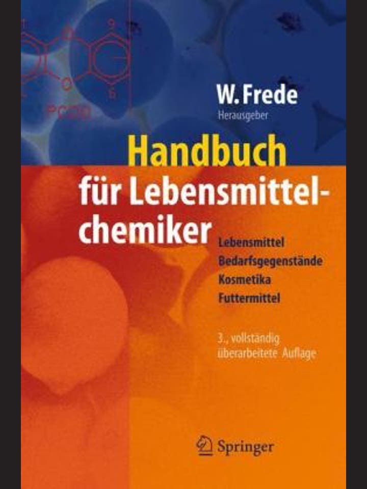 Wolfgang Frede (Herausgeber): Taschenbuch für Lebensmittelchemiker