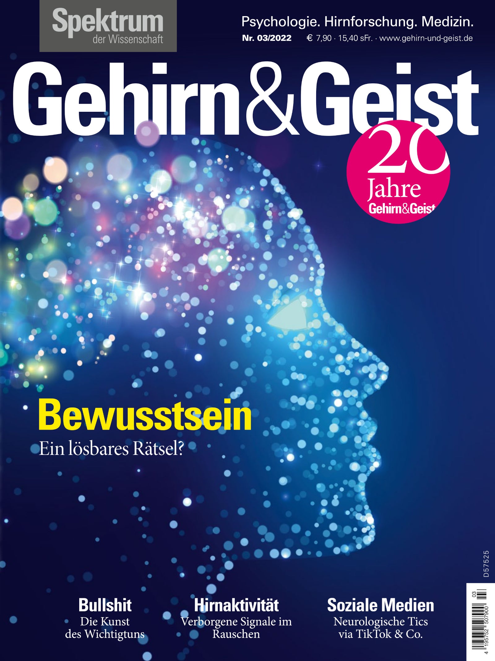 Bewusstsein - Ein Lösbares Rätsel? - Gehirn&Geist 3/22 - Spektrum Der ...