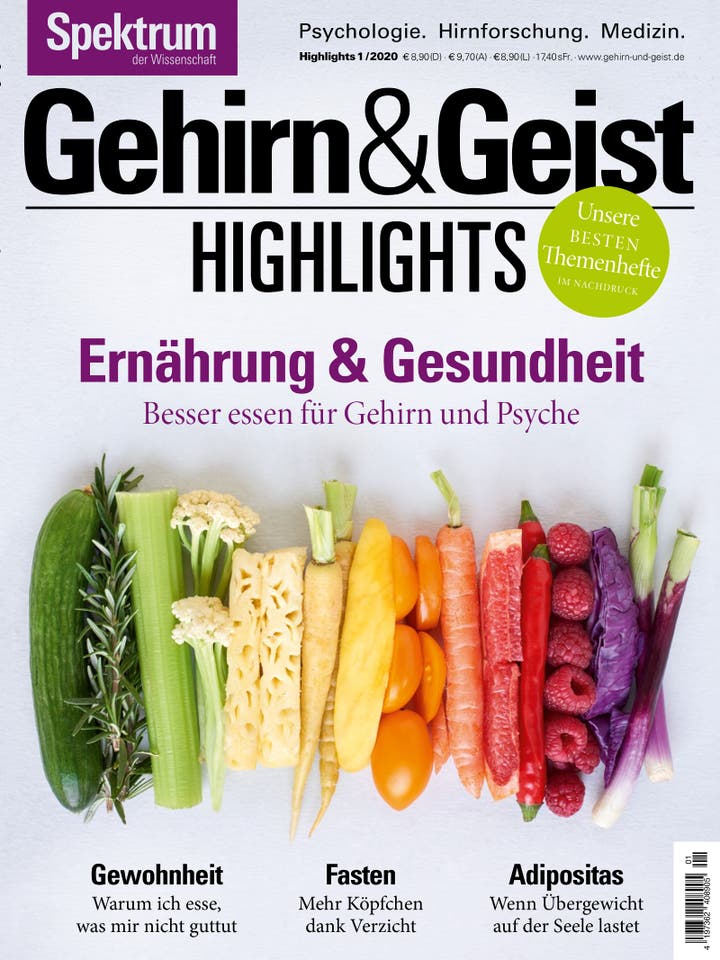 Gehirn&Geist Highlights 1/2020<br /> Ernährung & Gesundheit