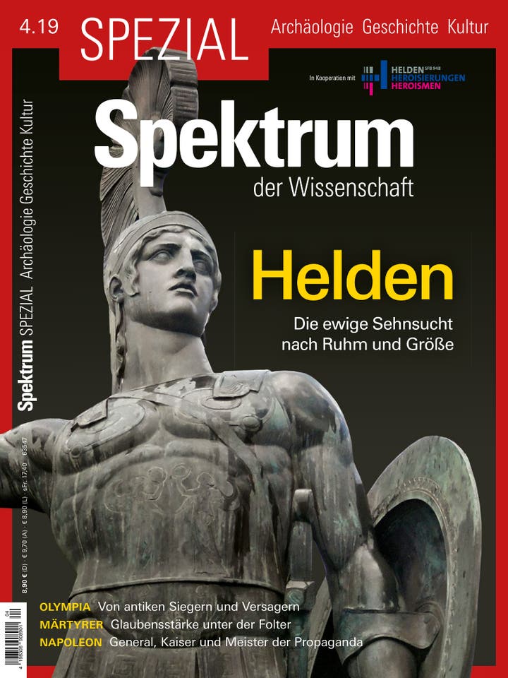 Spektrum der Wissenschaft Spezial Archäologie – Geschichte – Kultur 4/2019<br /> Helden