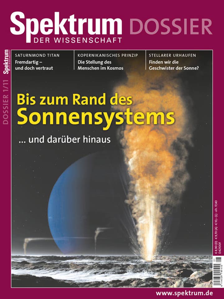 Spektrum der Wissenschaft Dossier 1/2011<br /> Bis zum Rand des Sonnensystems