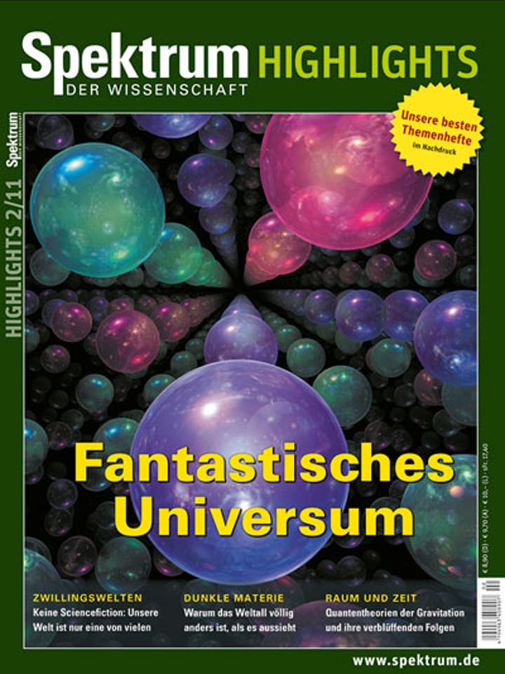 Spektrum der Wissenschaft Highlights 2/2011<br /> Fantastisches Universum