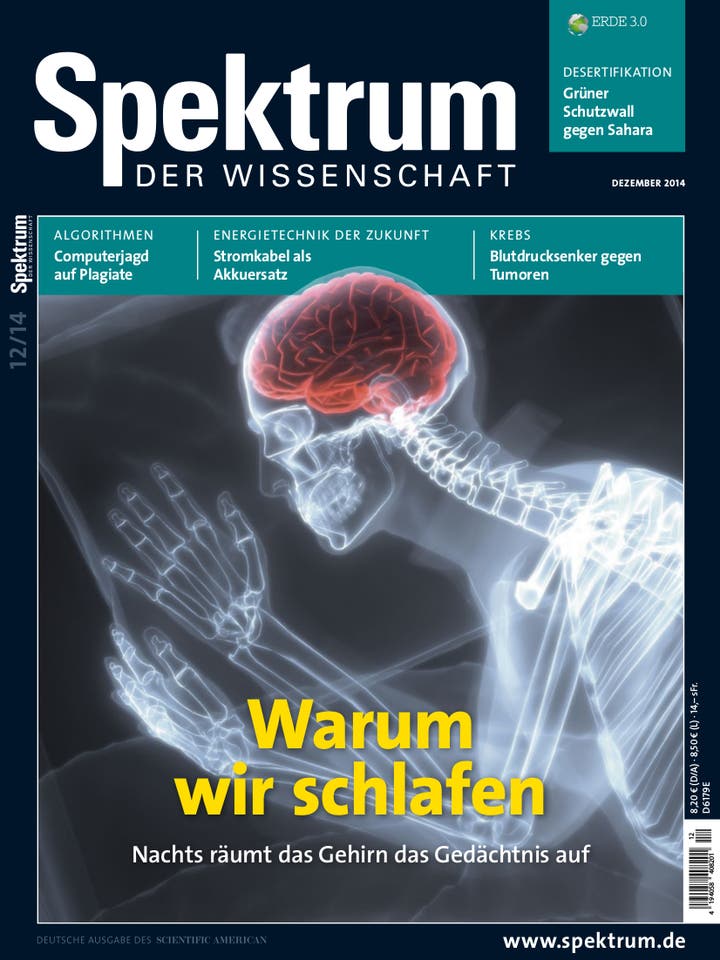Spektrum der Wissenschaft - 12/2014 - Warum wir schlafen
