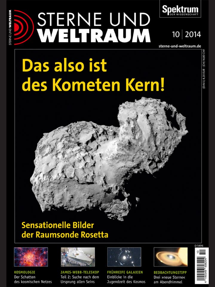 Sterne und Weltraum – 10/2014 – Das also ist des Kometen Kern!