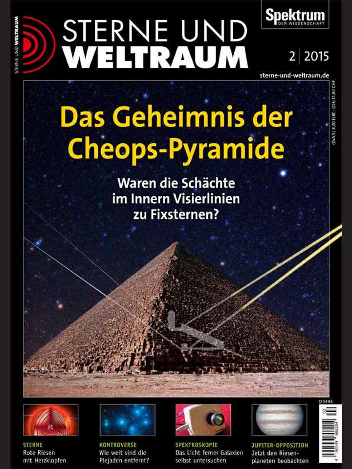 Sterne und Weltraum - 2/2015 - Das Geheimnis der Cheops-Pyramide