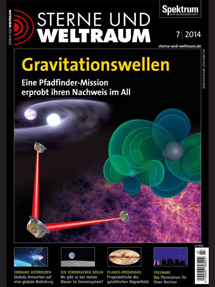 Sterne und Weltraum - 7/2014 - Gravitationswellen
