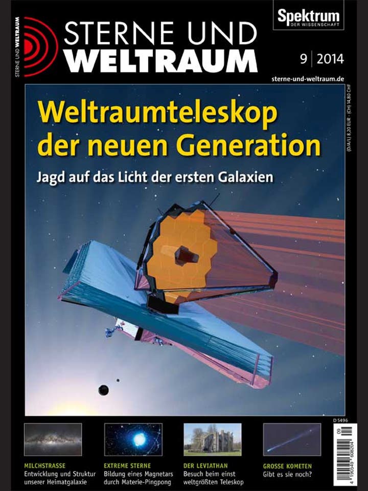 Sterne und Weltraum - 9/2014 - Weltraumteleskop der neuen Generation