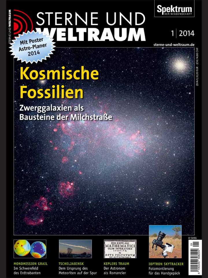Sterne und Weltraum – 1/2014 – Kosmische Fossilien