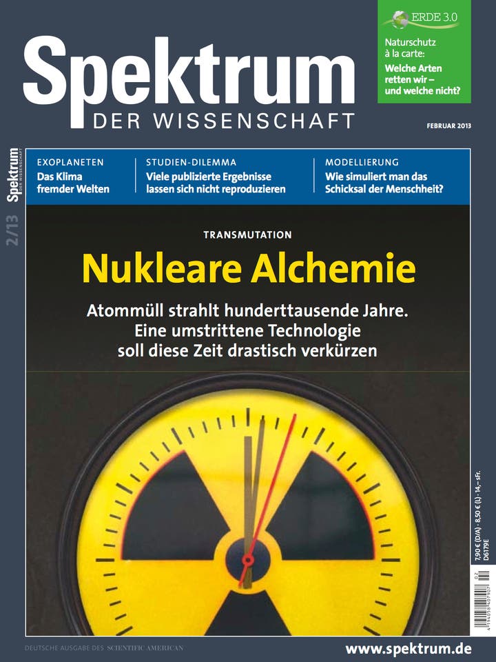 Spektrum der Wissenschaft – 2/2013 – Nukleare Alchemie