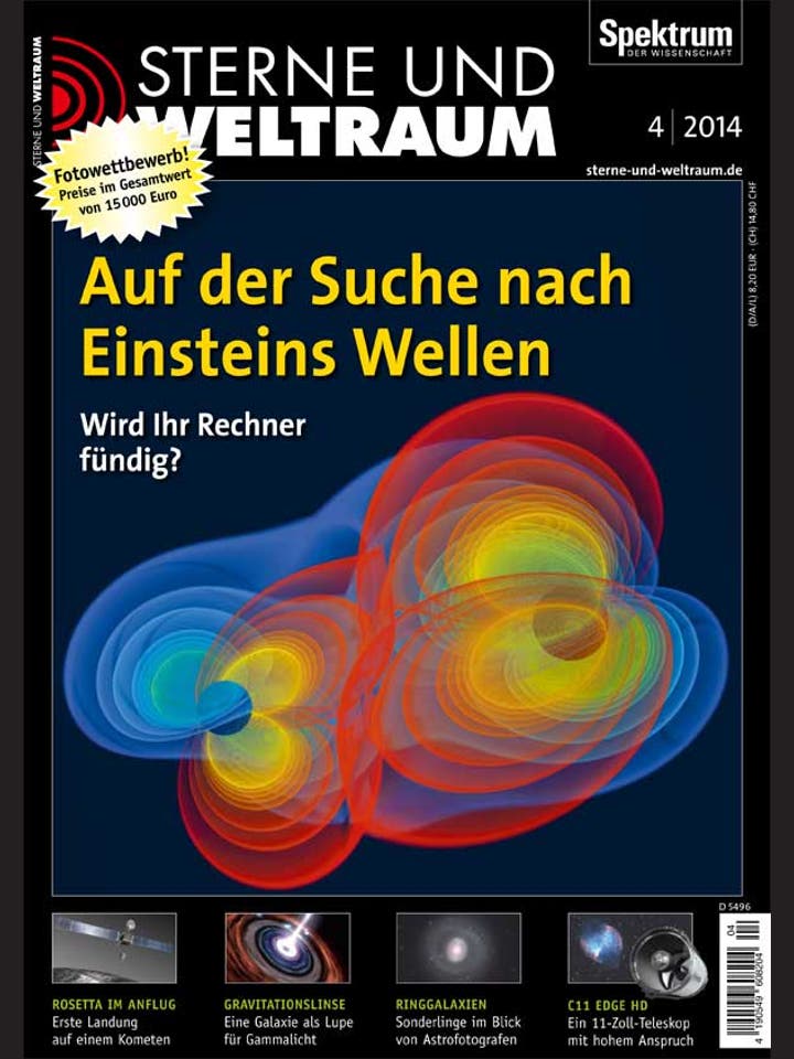 Sterne und Weltraum – 4/2014 – Auf der Suche nach Einsteins Wellen