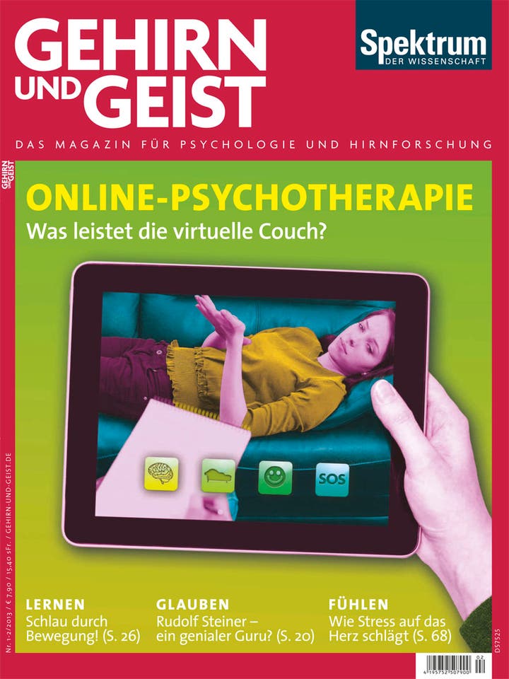 Gehirn&Geist - 1/2013 - Online Psychotherapie
