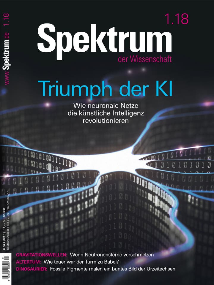 Spektrum der Wissenschaft - 1/2018 - Triumph der KI