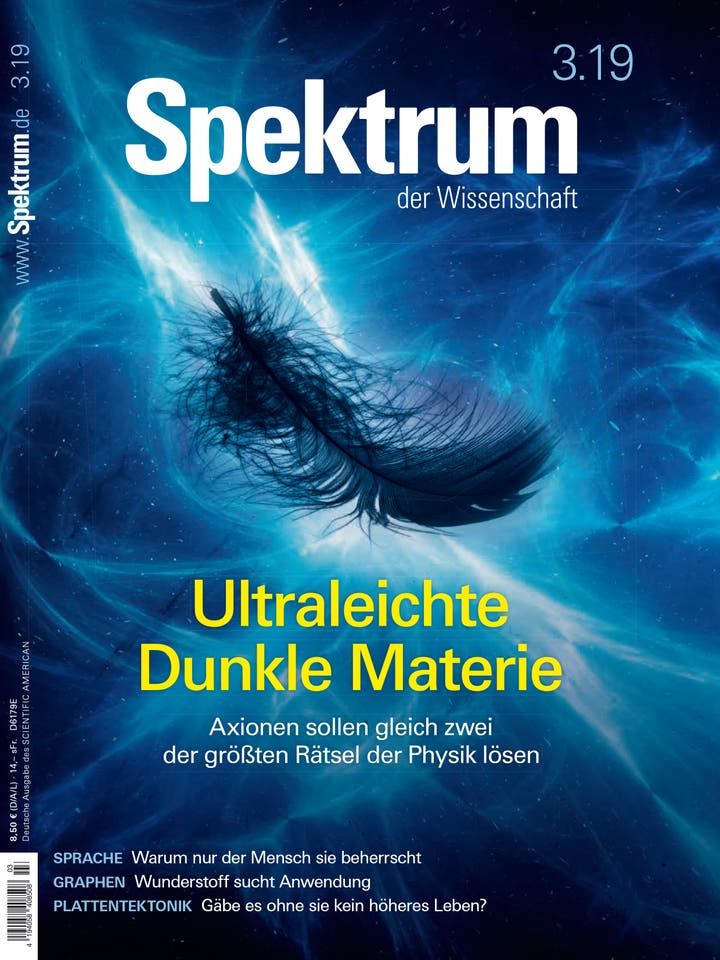 Spektrum der Wissenschaft – 3/2019 – Ultraleichte Dunkle Materie