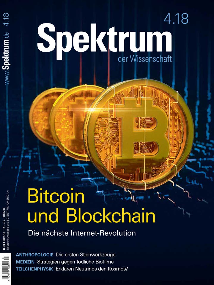 Spektrum der Wissenschaft - 4/2018 - Bitcoin und Blockchain