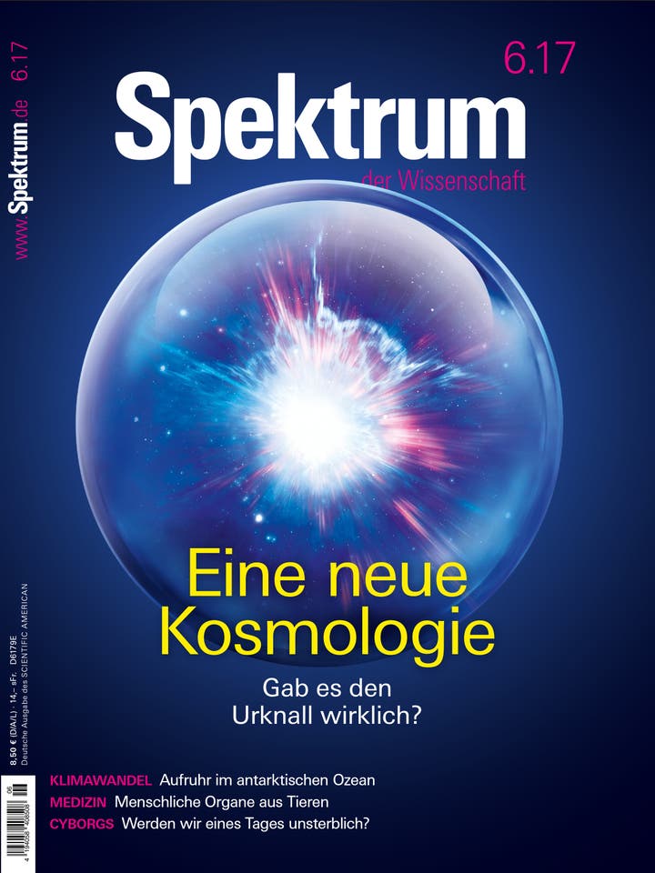 Spektrum der Wissenschaft – 6/2017 – Eine neue Kosmologie