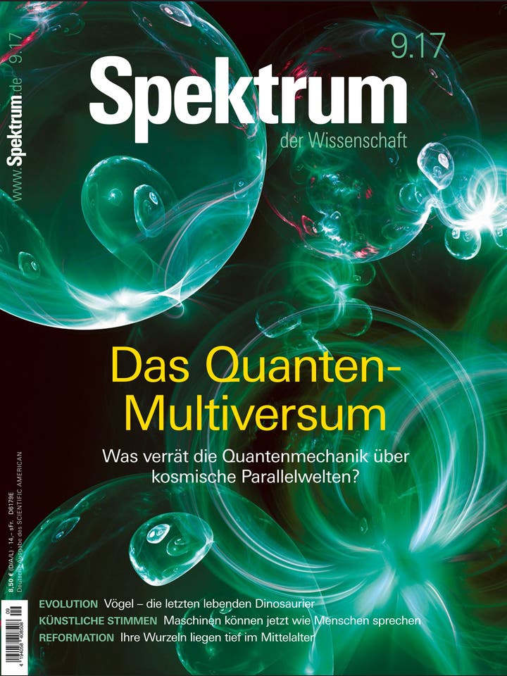 Spektrum der Wissenschaft – 9/2017 – Das Quanten-Multiversum