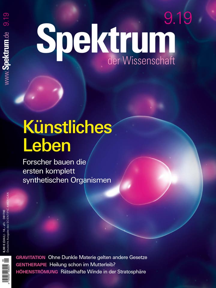 Spektrum der Wissenschaft - 9/2019 - Künstliches Leben