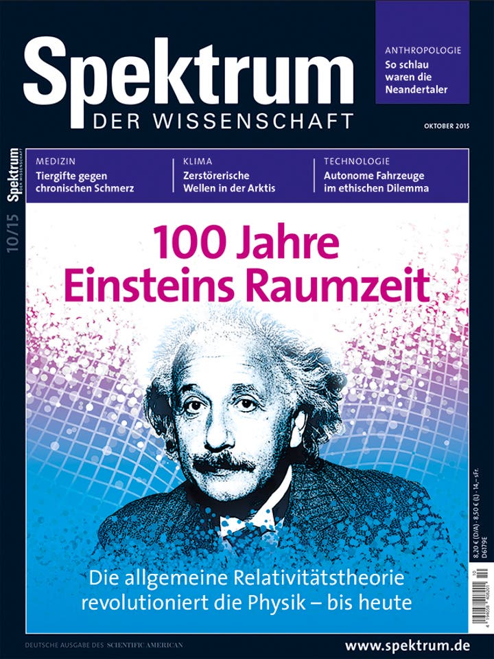 Spektrum der Wissenschaft – 10/2015 – 100 Jahre Einsteins Raumzeit