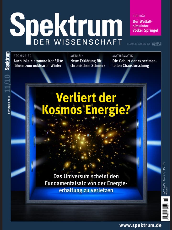 Spektrum der Wissenschaft - 11/2010 - Verliert der Kosmos Energie?