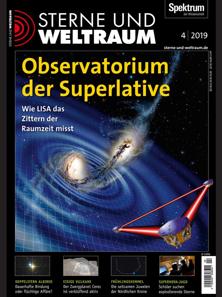 Sterne und Weltraum - 4/2019 - Observatorium der Superlative