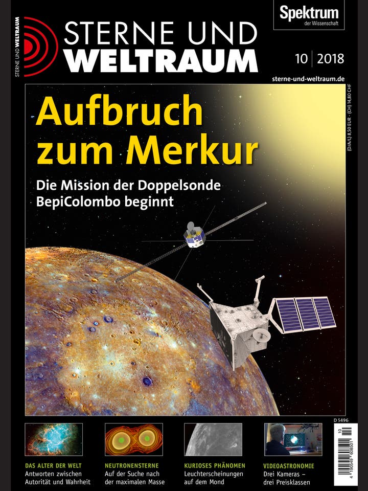 Sterne und Weltraum - 10/2018 - Aufbruch zum Merkur