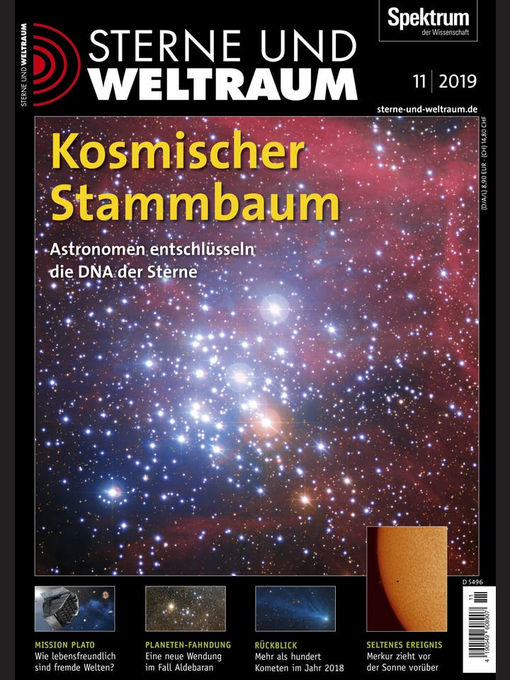 Sterne und Weltraum – 11/2019 – Kosmischer Stammbaum