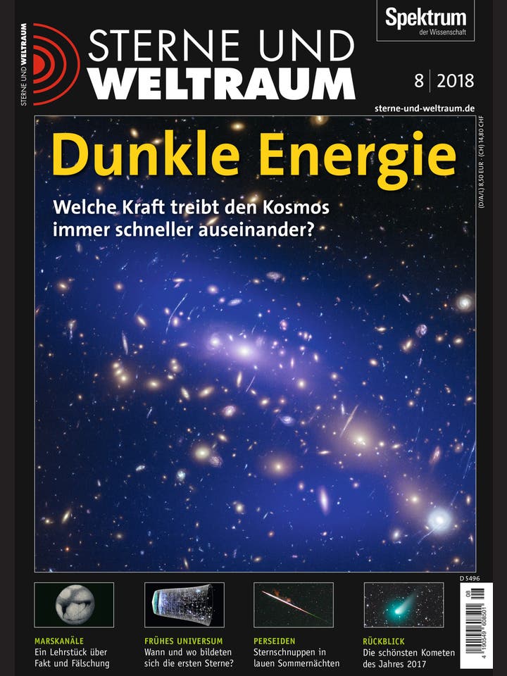 Sterne und Weltraum - 8/2018 - Dunkle Energie