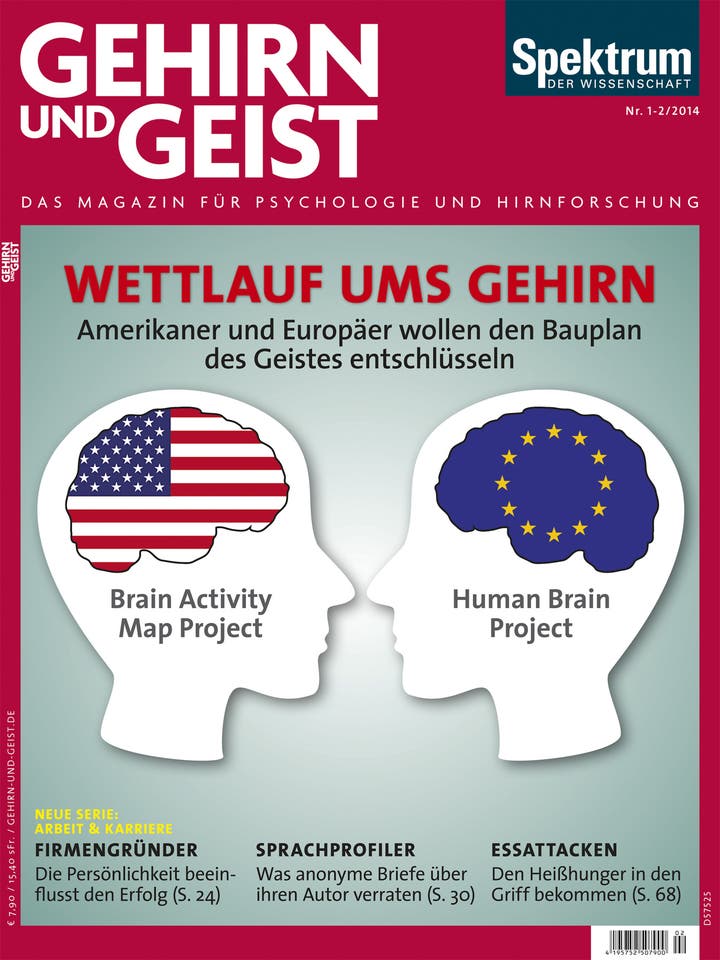 Gehirn&Geist - 1/2014 - Wettlauf ums Gehirn