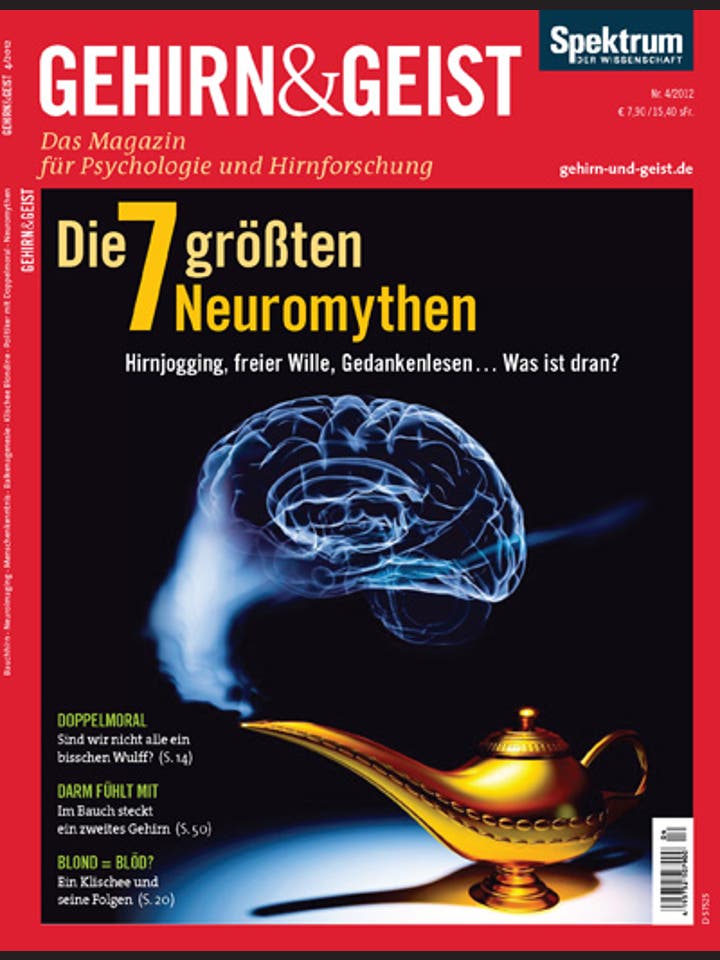 Gehirn&Geist - 4/2012 - Die sieben größten Neuromythen