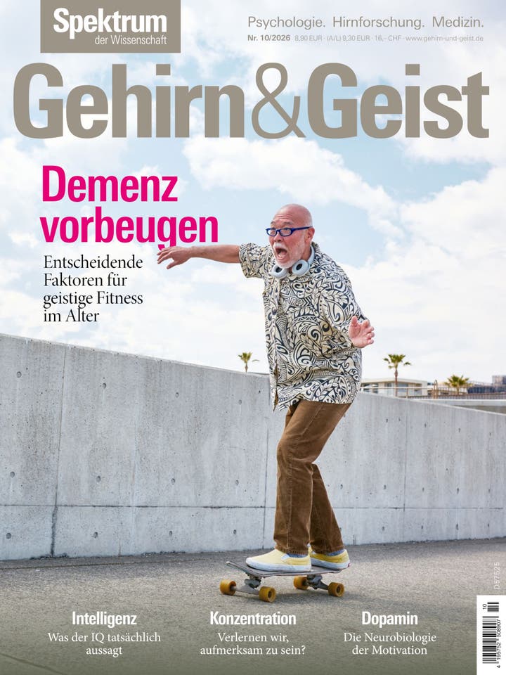 Demenz vorbeugen - Entscheidende Faktoren f&uuml;r geistige Fitness im Alter - Gehirn&Geist 10/2026