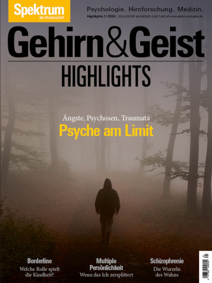 Gehirn&Geist Highlights - 1/2024 - Psyche am Limit