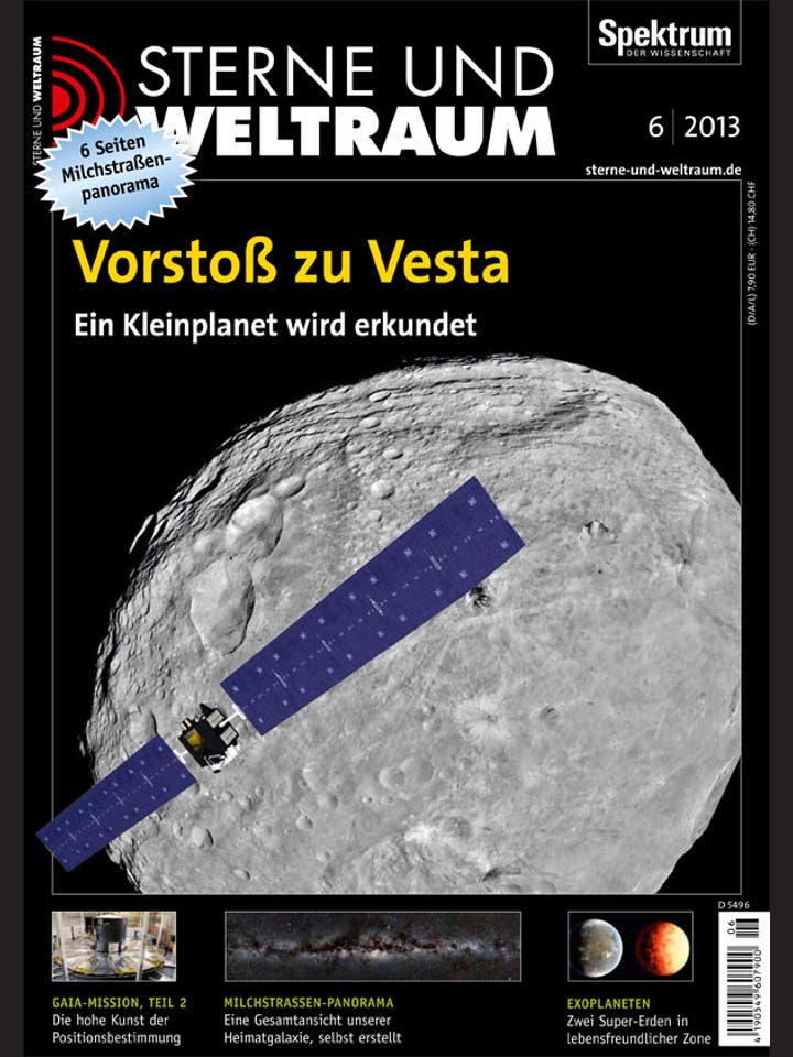 Sterne und Weltraum – 6/2013 – Vorstoß zu Vesta