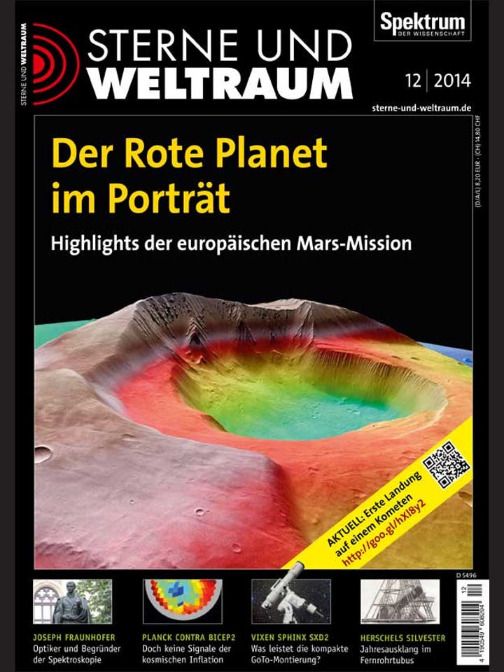 Sterne und Weltraum – 12/2014 – Der Rote Planet im Porträt