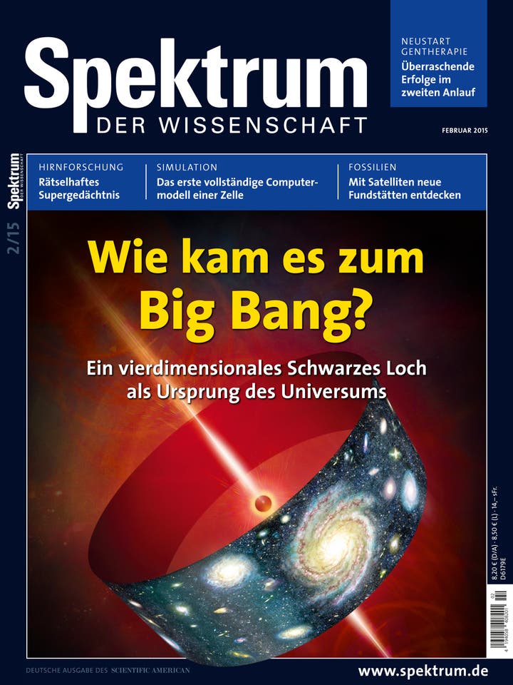 Spektrum der Wissenschaft - 2/2015 - Wie kam es zum Big Bang?