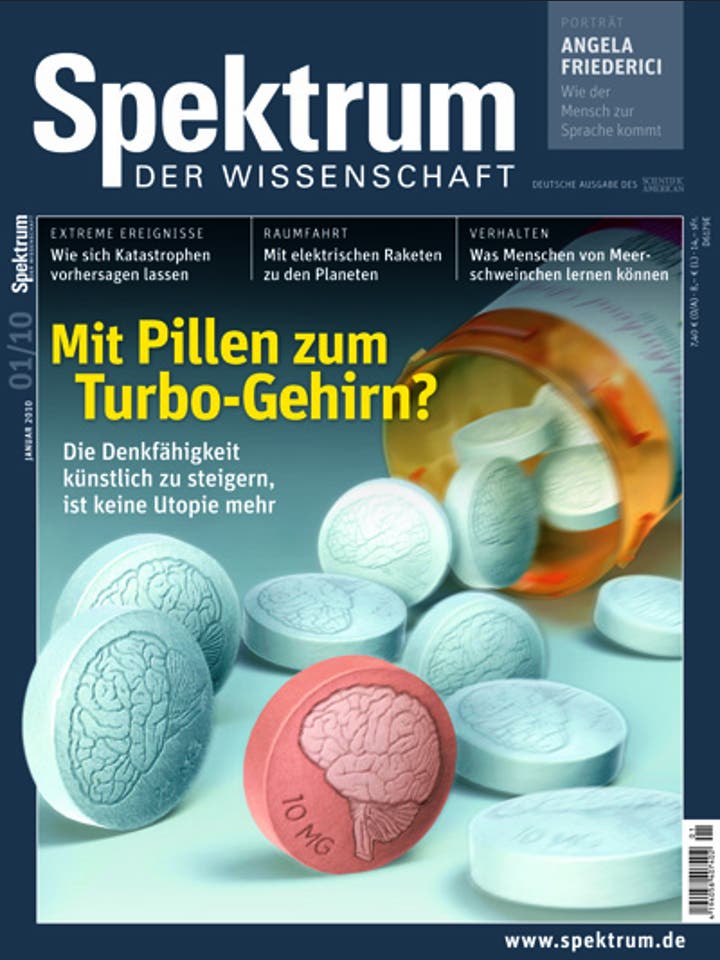 Spektrum der Wissenschaft - 1/2010 - Mit Pillen zum Turbogehirn?