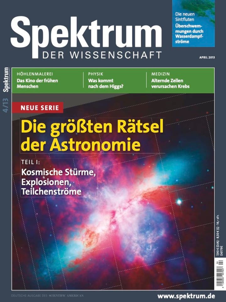 Spektrum der Wissenschaft – 4/2013 – Die größten Rätsel der Astronomie
