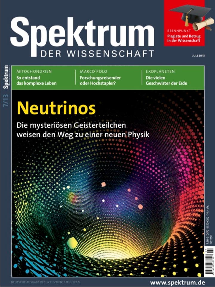 Spektrum der Wissenschaft:  Juli 2013