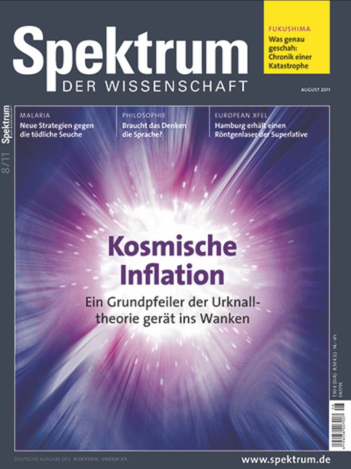 Spektrum der Wissenschaft – 8/2011 – Kosmische Inflationen